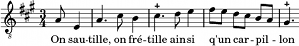 mélodie #on_sautille_on_fretille