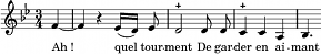 mélodie #ah_quel_tourment