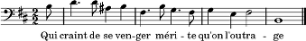 mélodie #qui_craint_de_se_venger