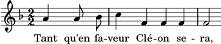 mélodie #tant_qu_en_faveur_cleon_sera