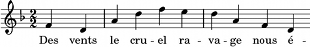 mélodie #des_vents_le_cruel_ravage