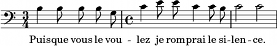 mélodie #puisque_vous_le_voulez