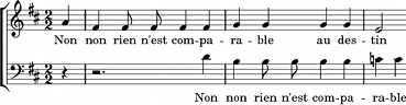 mélodie #non_non_rien_n_est_comparable