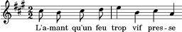 mélodie #l_amant_qu_un_feu_trop_vif